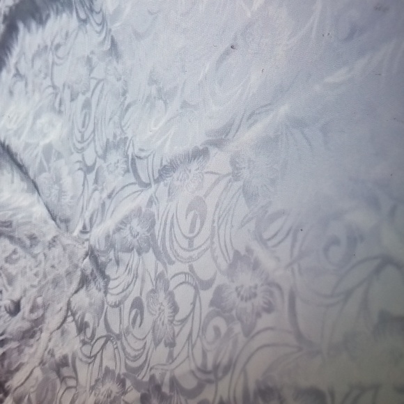 SEXY LACE LARGE VINTAGE Y2K VAL MODE WHITE FLORAL SATINY CHEMISE BABYDOLL NWOT - Picture 7 of 14